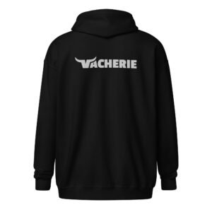 sweat à capuche brodé vacherie